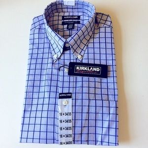 KIRKLAND SIGNATURE TRADITIONAL FIT BUTTON DOWN